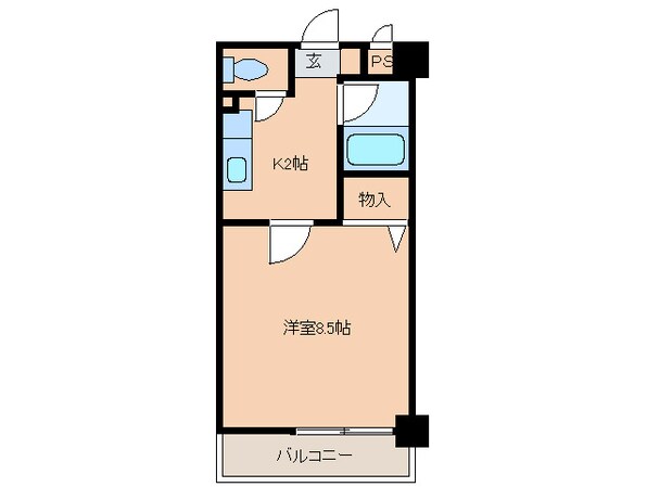 コスモノ－トの物件間取画像